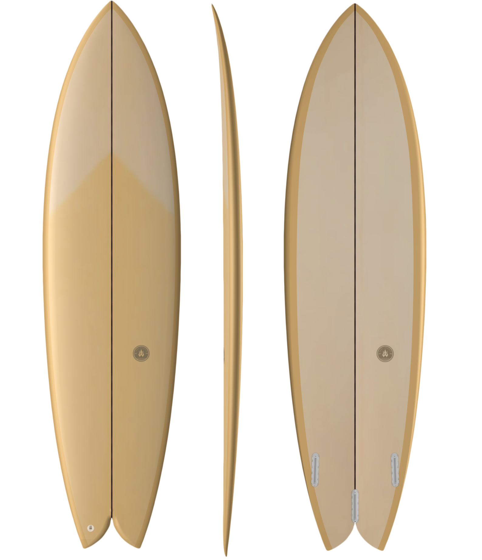 Long Fish: deck, perfil e bottom